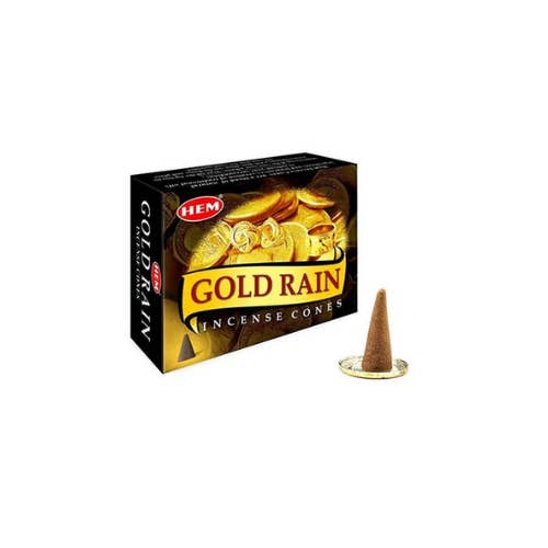 Hem Gold Rain Cones 10 cônes