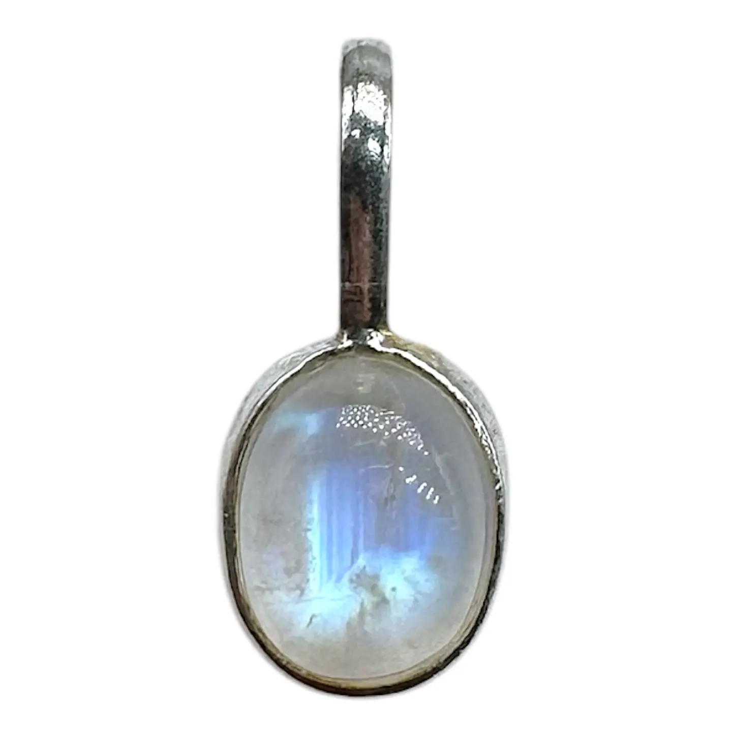 Pendentif Pierre de lune bleutée