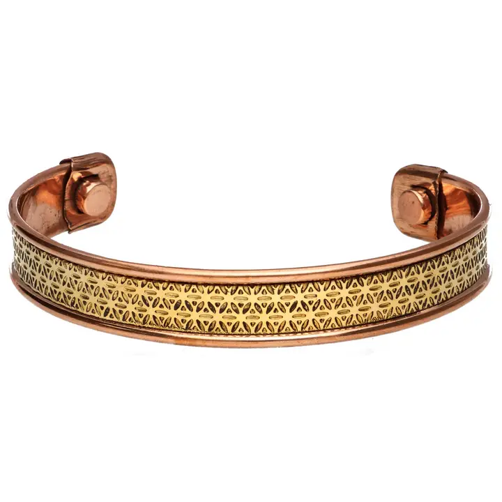 Bracelet en cuivre Fleur de vie