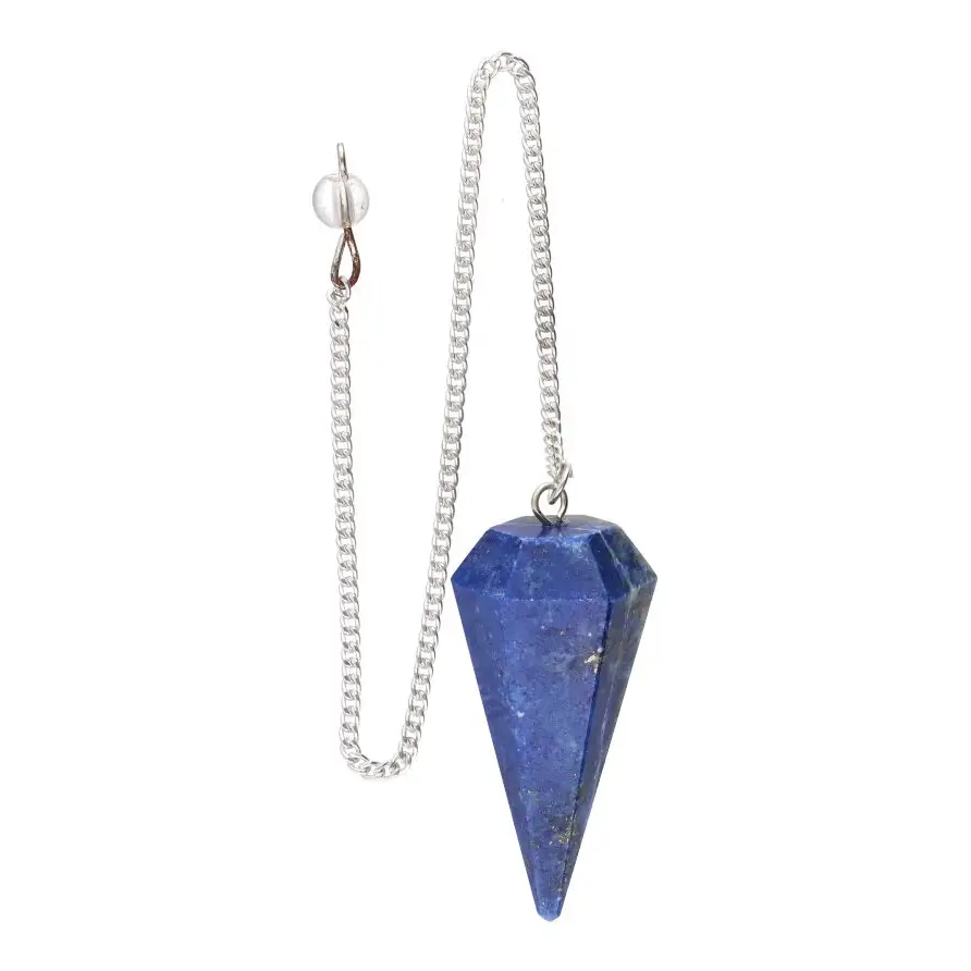 Pendule Facetté en Lapis-Lazuli