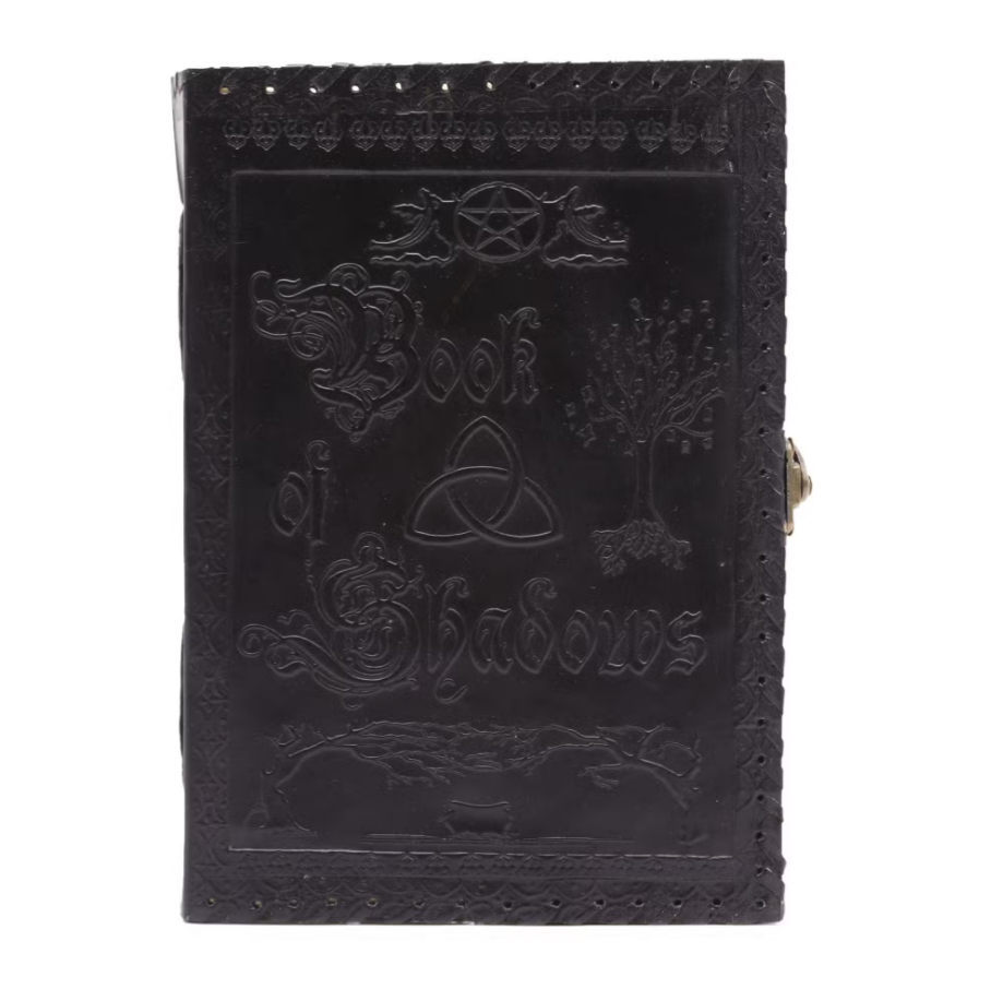 Grand Livre des Ombres - Noir - 200 Pages avec Bordures Découpées - 25x18x3cm