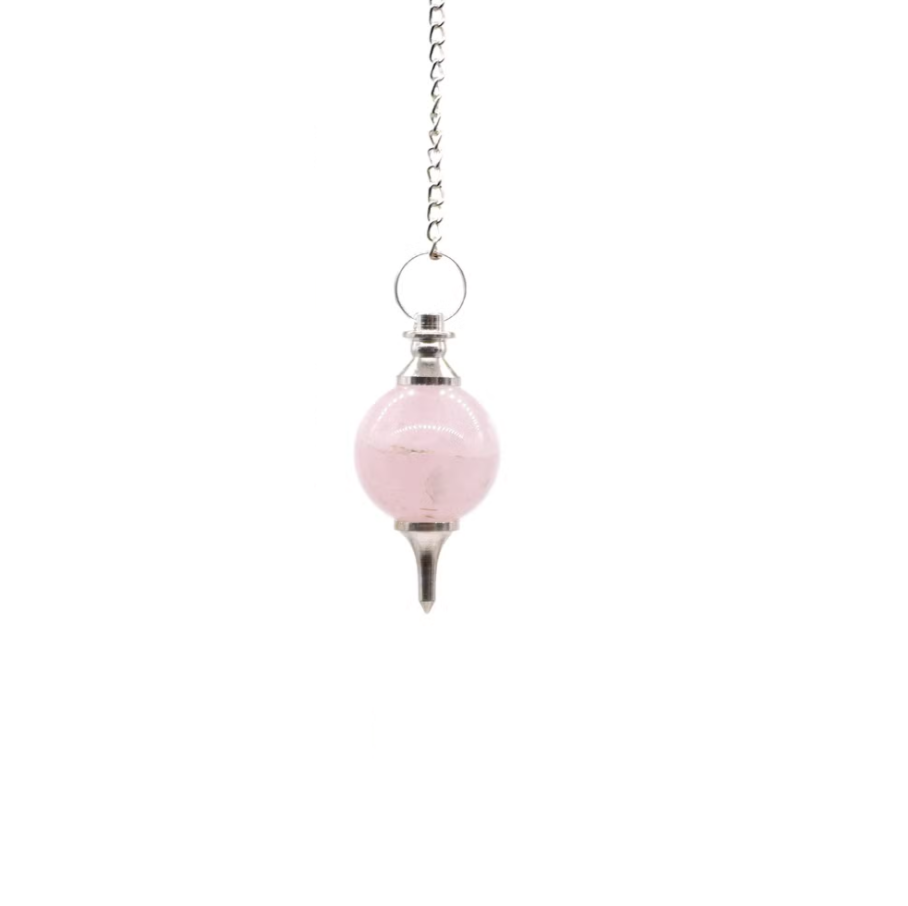 Pendule Sphère - Quartz rose