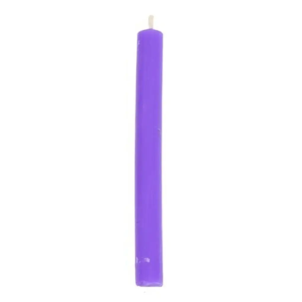 Bougie rituelle lilas 15 x 1,5 cm  ( 1 pièce)