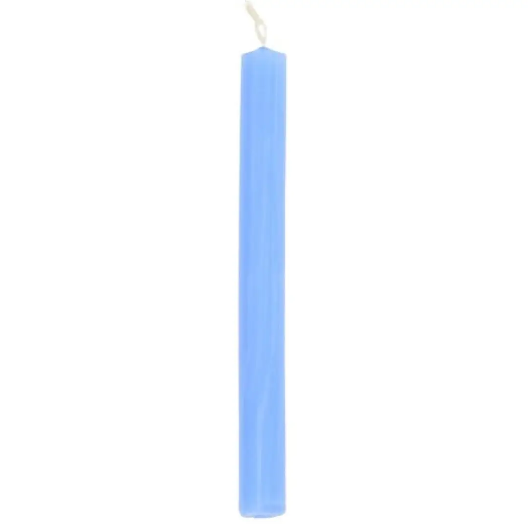 Bougie de Rituel 15X1,5Cm Bleu Clair ( 1 pièce)