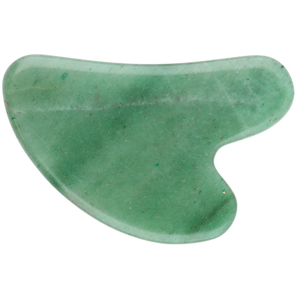 Masseur Gua Sha en quartz vert - 1 pièce